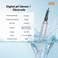 Électrode de capteur de pH numérique avec précision de 0,1 pH pour le traitement de l'eau, en acier inoxydable, connexion directe PLC