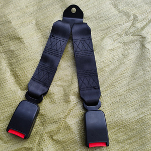 Boucle de ceinture de sécurité à double sangle, base 30 cm, connecteur femelle en polyester ABS à deux points pour ceinture de sécurité de voiture - Product Image 1