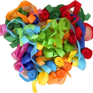 Confettis en papier prédécoupés de haute qualité de la marque JINXIN, 1,5x10m, mélange/couleur unie, écologiques, décoration de Noël et de fêtes - Product Image 5