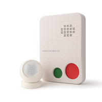 Capteur de mouvement PIR haute sensibilité système d'appel de sécurité sans fil détecteur d'alerte anti-intrusion sirène stroboscopique Kits de maison intelligente systèmes