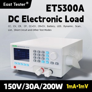 ซีรีส์ ET5300A โหลดอิเล็กทรอนิกส์แบบตั้งโปรแกรมได้ 200W จอแสดงผล LCD เครื่องมือวัด ผลิตในกวางตุ้ง - Product Image 1