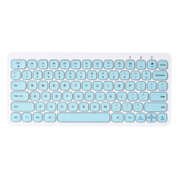 OEM kustomisasi pabrik mode ABS portabel Mini 78 tombol gunting nirkabel Keyboard untuk Laptop PC