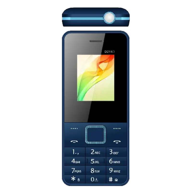 Telefono cellulare sfuso di qualità ingegnosa con schermo HD telefono con funzionalità a barra economica e batteria lunga standby da 2500mah 32MB di RAM 32MB di ROM