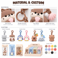 Fabricant de porte-clés personnalisés, vente en gros de porte-clés en silicone personnalisés, breloques animales, pendentifs, jouets, porte-clés OEM, cadeau