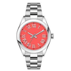 Montre de luxe pour homme personnalisée de haute qualité avec cadran ovale en verre saphir et acier inoxydable - Product Image 2
