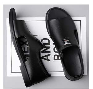 Sandales souples de style romain, chaussures de plage respirantes, résistantes aux odeurs, semelle souple, décontractées, antidérapantes, à enfiler, chaussures <span class=keywords><strong>Sketchers</strong></span> pour hommes - Product Image 1