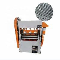Machine de fabrication de treillis métallique déployé de haute qualité, modèle SD750, 380V, haute précision, largeur maximale 2500mm, composants principaux PLC, galvanisé