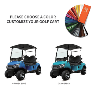 Prix d'usine, vente en gros, voiturette de golf de luxe vintage 2 places, batterie lithium 40V, certifiée CE/EEC, autonomie 70-90km, modèle 2 places - Product Image 4