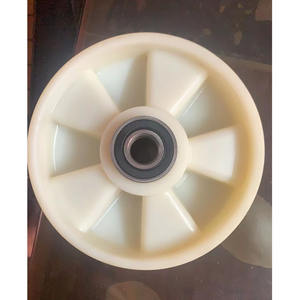 Rueda giratoria de nailon Pu, piezas de repuesto para carretilla elevadora, 80x70x20mm - Product Image 2