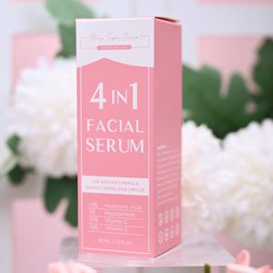 Private Label Skin Care 4 In 1 Serum Wajah 30% Vitamin C dengan <span class=keywords><strong>HA</strong></span> Niacinamide VE Serum Anti Penuaan Hidrasi Pemutih Kulit Serum - Product Image 5