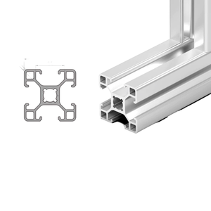 Perfiles de Aleación de Aluminio con Ranura en T, Serie 4040/4080 6000, Forma Cuadrada, Componentes de Soporte para Soldadura, para Ensamblaje en Fábrica - Product Image 1