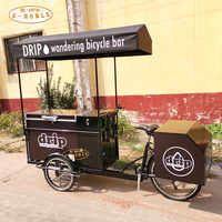 Vélo-congélateur électrique en alliage d'aluminium pour crème glacée avec frein à disque, 120L, tricycle mobile pour aliments en extérieur en été