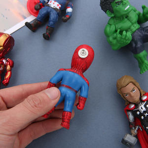 Bambola 3D Cool Cartoon <span class=keywords><strong>Marvel</strong></span> Spider Man <span class=keywords><strong>Captain</strong></span> <span class=keywords><strong>America</strong></span> magneti per frigorifero Set di magneti per frigorifero personalizzati all'ingrosso accessori per la decorazione - Product Image 4