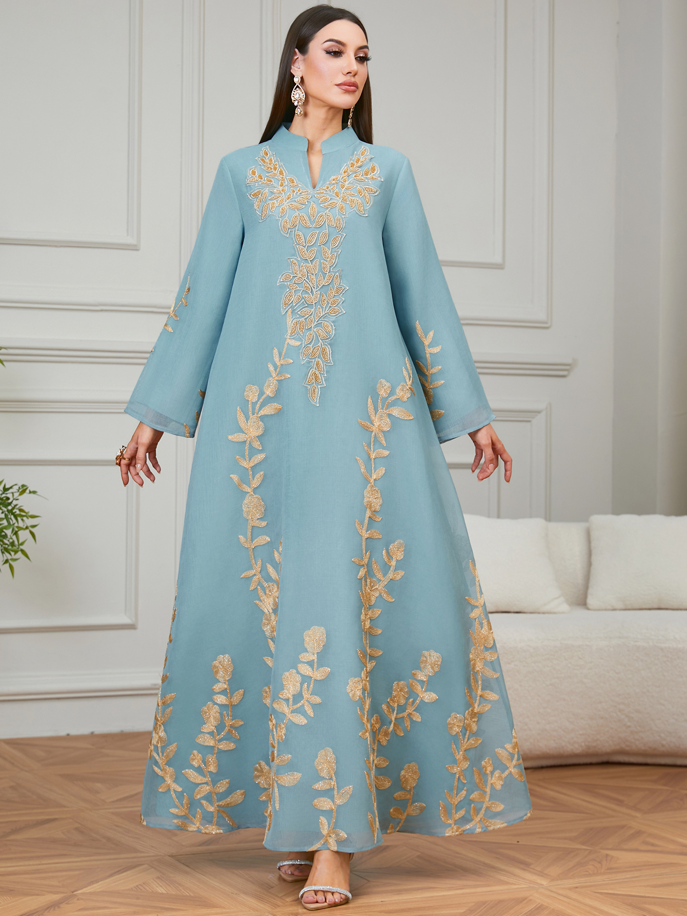 chinese dress ladies Abayas for Women Muslim: Modest Eid Abaya Dress with Hijab Middle East  Arabian Robe Conservative Maxi Kaftan Dubai Islamic Dresses Prayer Clothes  Ramadan Outfit Formal Wedding Apricot One Size at Amazon Women's
