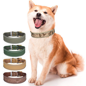 Correa de perro antiexplosión moderna de lujo, <span class=keywords><strong>Collar</strong></span> de mascota con diamantes de imitación brillantes, cuero de tracción, accesorio de nailon personalizado, collares para perros - Product Image 2