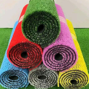 Giá Rẻ Giá màu xanh/xám/đỏ/tím/Nâu cỏ nhân tạo tường cảnh quan ngoài trời trang trí nội thất tổng hợp <span class=keywords><strong>Turf</strong></span> thảm cỏ - Product Image 3