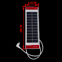 Panneau de charge solaire en plastique moderne 1.3W pour stores enrouleurs intelligents modèle rideau moteur stores vénitiens matière moteur stores à rouleaux