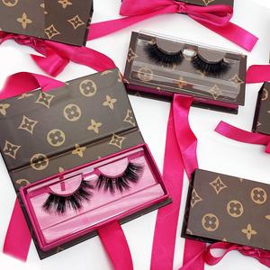 Logo personnalisé de qualité supérieure végétalien coréen Pbt cils vendeurs Faux vison pleine bande cils - Product Image 2