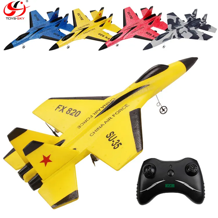 Best Sale SU-35 Top Quality 2.4G Two Channel Remote Control Glider Aircraft Toys Made In China