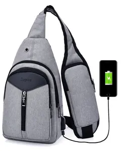 stock factory begs men backpack bag Oxford USB Charging Computer Backpack Bag