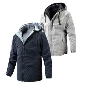 Áo Khoác Du Lịch Ngoài Trời Chống Gió Chất Lượng Cao Áo Khoác Có Mũ Nam Jaquetas Có Thể Đảo Ngược Áo Khoác Nam - Product Image 4