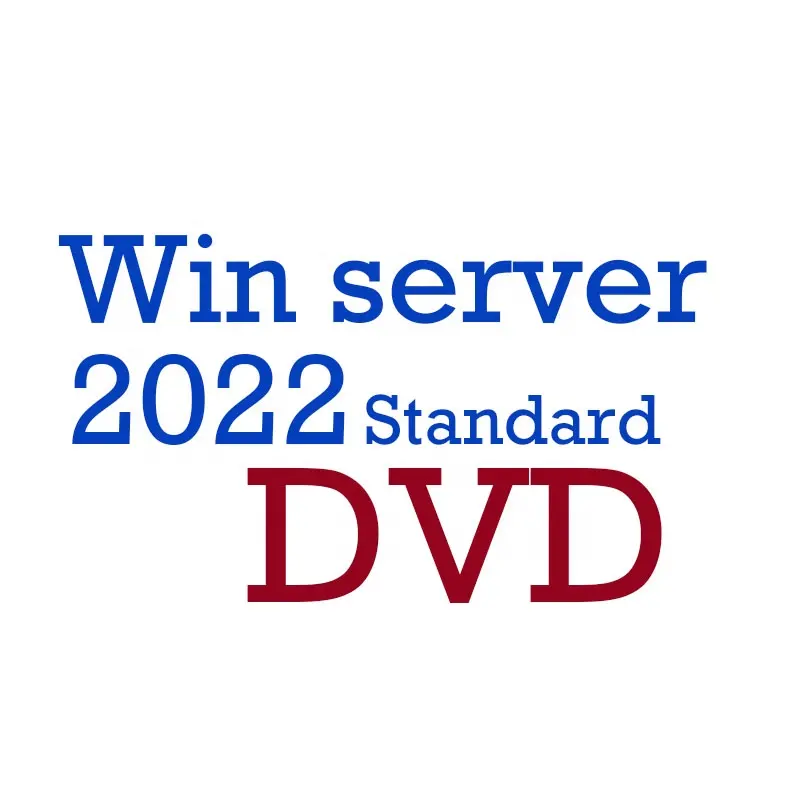 Win Server 2022 DVD Padrão Pacote Completo Win Server 2022 DVD OEM Expedição Rápida