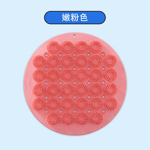 Cepillo de baño ovalado de silicona Taowo con ventosa para ducha, de TPE, para masaje. - Product Image 3