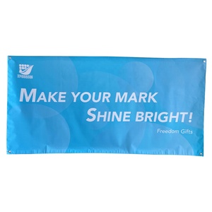 Custom PVC Vinyl Promotional Flags & Banners Personalized Indoor and Outdoor Use
