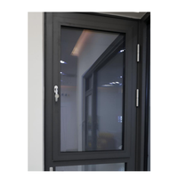 Fenêtre à battant en aluminium à rupture de pont thermique, isolation phonique en aluminium, norme allemande Roto, pour immeubles de grande hauteur, résistance aux ouragans, certifiée CE