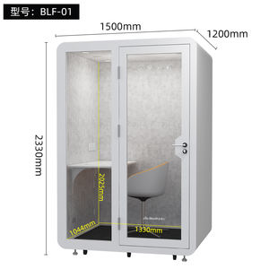Studio d'enregistrement moderne, salle acoustique insonorisée, espace de réunion pour l'enregistrement en direct, <span class=keywords><strong>cabine</strong></span> insonorisée, <span class=keywords><strong>cabine</strong></span> d'enregistrement - Product Image 5