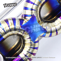 Silencieux d'échappement AUTO pour Lamborghini Gallardo 5.2 LP550 LP560 LP570 2008-2016 Système d'échappement Sport à soupape en titane