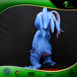 ที่กำหนดเองวัสดุพีวีซียักษ์พองสีฟ้าสูทสัตว์ชุดตัวละคร - Product Image 5