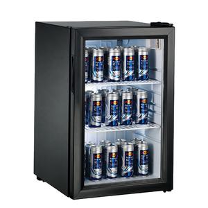 Mini-réfrigérateur de jeu LED 70L avec porte vitrée, alimentation électrique pour voiture, hôtel et utilisation extérieure, faible niveau sonore - Product Image 5