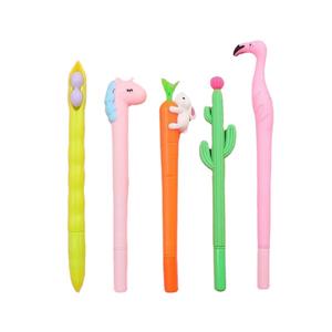 Stylo gel en plastique noir créatif, adorable, de style dessin animé, mignon et kawaii, pour l'écriture, 0,38 mm, 0,5 mm, 2022 - Product Image 1