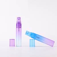 Flacon pulvérisateur en verre de 5ml, 100 pièces, bouteilles de recharge de parfum, atomiseur, récipient de voyage en verre coloré, pulvérisateur de lotion HB2501261