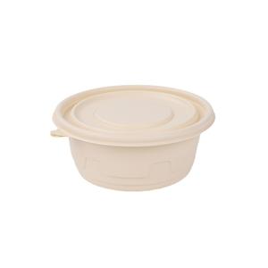 Bol à soupe jetable biodégradable en gros, boîte à lunch, repas, salades, bol rond en amidon de maïs épaissi avec couvercles - Product Image 5