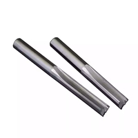 Fresa de 2 flautas Fresa de ranura recta Fresas de extremo para brocas de enrutador de carburo de madera para carpintería de madera