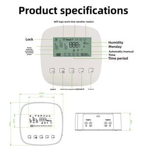 Minuterie intelligente WiFi pour <span class=keywords><strong>pompe</strong></span> d'irrigation, double alimentation USB/solaire, application et commande vocale pour <span class=keywords><strong>balcon</strong></span>, plantes d'intérieur et de jardin - Product Image 6