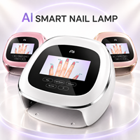 Nouvelle Lampe à Ongles Portable Intelligente à LED UV Haute Puissance avec Suivi de Lumière IA, Respectueuse de la Peau, Capteur Intelligent, Professionnelle pour Vernis Gel à Domicile