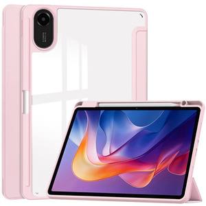 Lightweight Trifold Shockproof Stand <strong>Smart</strong> <strong>Cover</strong> Case with Clear Transparent Back Shell for Xiaomi Redmi Pad 2 11 Inch 2025 - Product Image 6