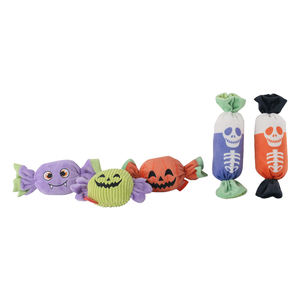 D KING ที่กําหนดเองฮาโลวีนยัดตุ๊กตาน่ารักขนมหวานของเล่นสุนัขส่งเสียงดังเอี้ย - Product Image 1