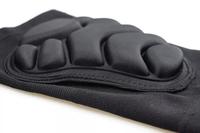 Genouillères de compression anti-collision en tricot avec coussin épais en éponge et structure alvéolée pour le volleyball