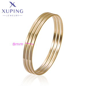 X0009867726 xuping all'ingrosso singolo strato forma singola Ultra sottile 14k placcato <span class=keywords><strong>oro</strong></span> Eco rame <span class=keywords><strong>bracciale</strong></span> <span class=keywords><strong>bambina</strong></span> - Product Image 6