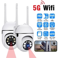 Caméra IP Dôme WiFi Extérieure Mini 1080P avec Rotation à 360 Degrés, Audio Bidirectionnel, Vision Nocturne CMOS, Étanche IP54