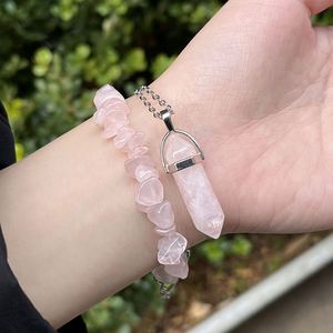 Bracelet en pierre naturelle avec perles de verre colorées, thème Abondance, ensemble cadeau de qualité supérieure, vente en gros, remise sur les achats en gros - Product Image 3