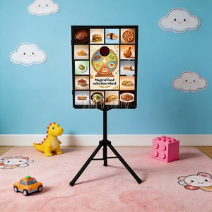 Trípode Personalizable para Juego Interactivo de <span class=keywords><strong>Bingo</strong></span> y Lotería, Accesorios Divertidos con Rueda Giratoria de Premios Aleatorios para Eventos de Carnaval - Product Image 5