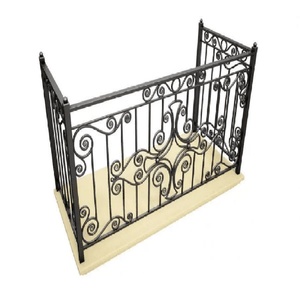 Balustre carré massif de style classique de haute qualité, noir, pour balcon, décoration intérieure, balustre d'<span class=keywords><strong>escalier</strong></span> en fer forgé pour <span class=keywords><strong>escalier</strong></span> - Product Image 4
