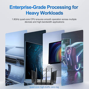 Nuevo 1GB DDR4 NSA/<span class=keywords><strong>SA</strong></span> Mimo 4*4 Wifi7 tribanda 2,4G y 5,8G y 6G 19000Mbps 5g Módem Ranura SIM dual Enrutador empresarial VPN Oficina en casa - Product Image 4