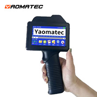 Imprimante jet d'encre portable Yaomatec 25,4 mm pour le codage de la date sur carton, emballage plastique, papier aluminium et autres supports