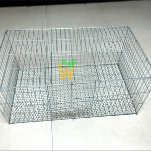 Cages à pigeons galvanisées en usine, capacité 12 et 16 pigeons, cages d'élevage de pigeons, cages pour la course et l'élevage, design pliable et durable - Product Image 6